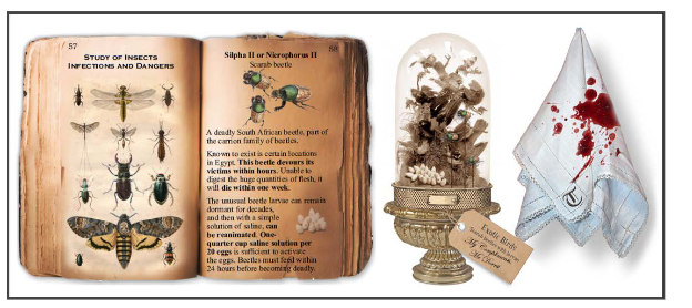 an example of the Dickens Murder Mystery Clues