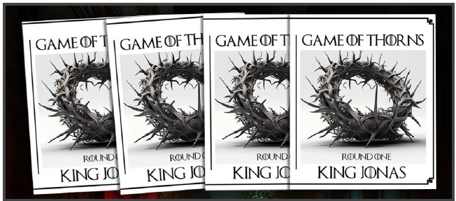 an example of the Game of Thorns Murder Mystery Rounds of 4