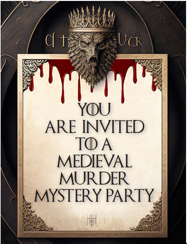 invitation to a Game of Thorns Murder Mystery