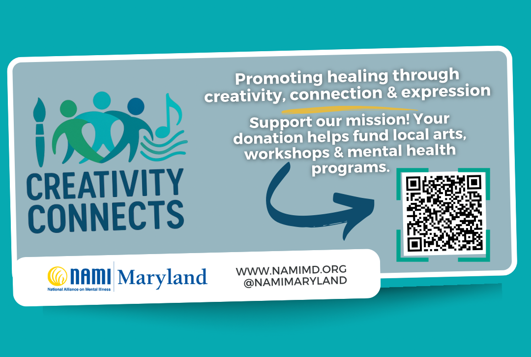 NAMI Logo on a business card