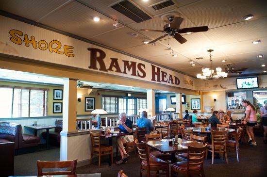 bar area of Rams Head Shore House