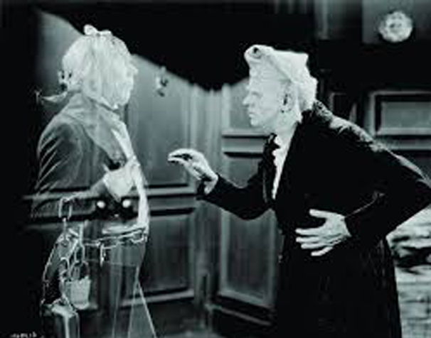 ghost of marley talking to Scrooge